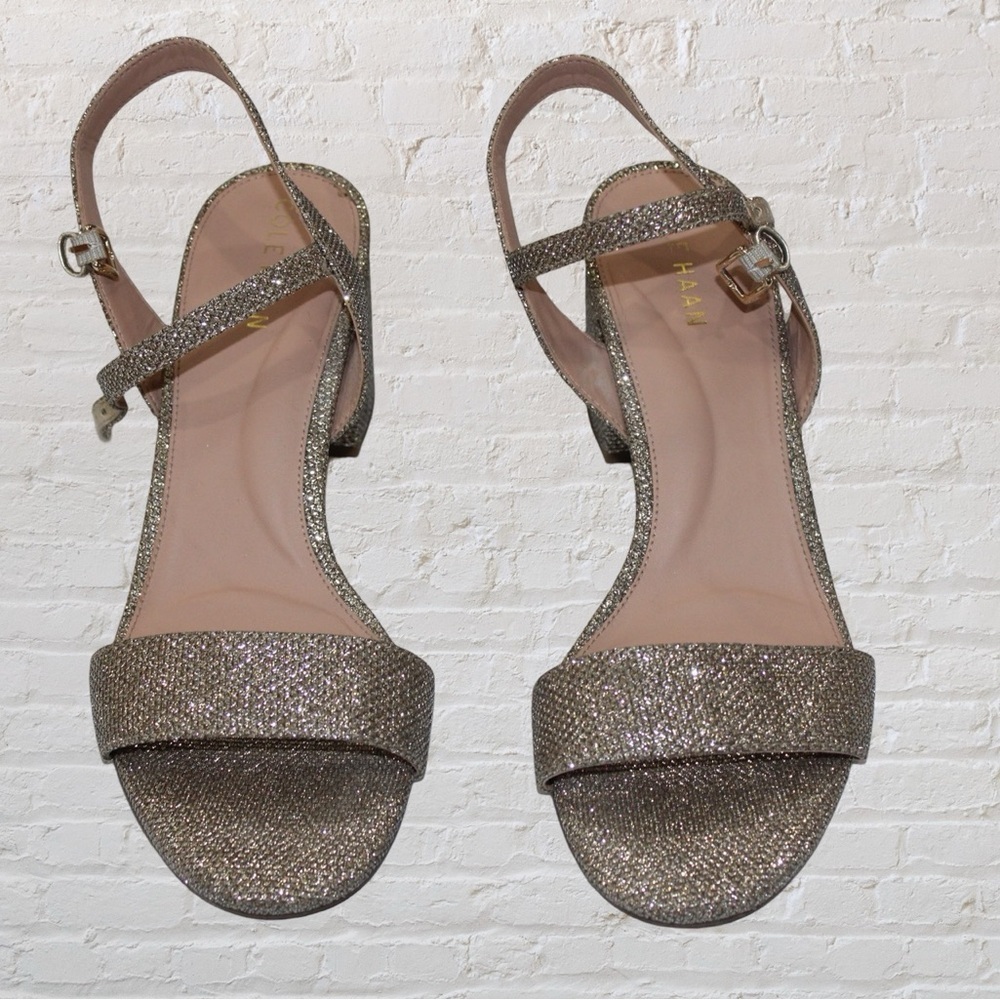 Cole Haan Gold Sandals